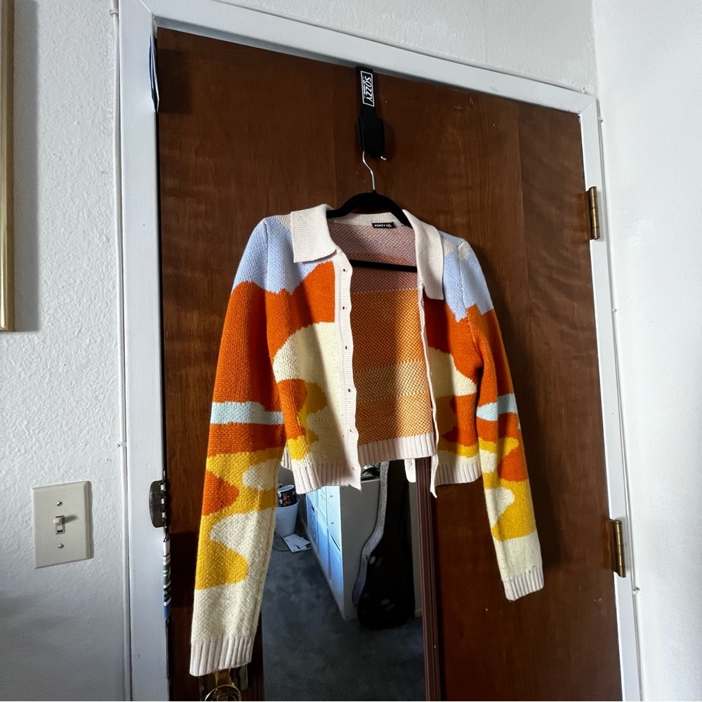 Beachy vibrant cardigan